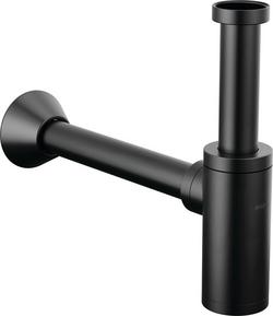 1-1/4 in. Brass Sink Trap in Matte Black