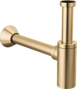 1-1/4 in. Brass Sink Trap in Luxe Gold