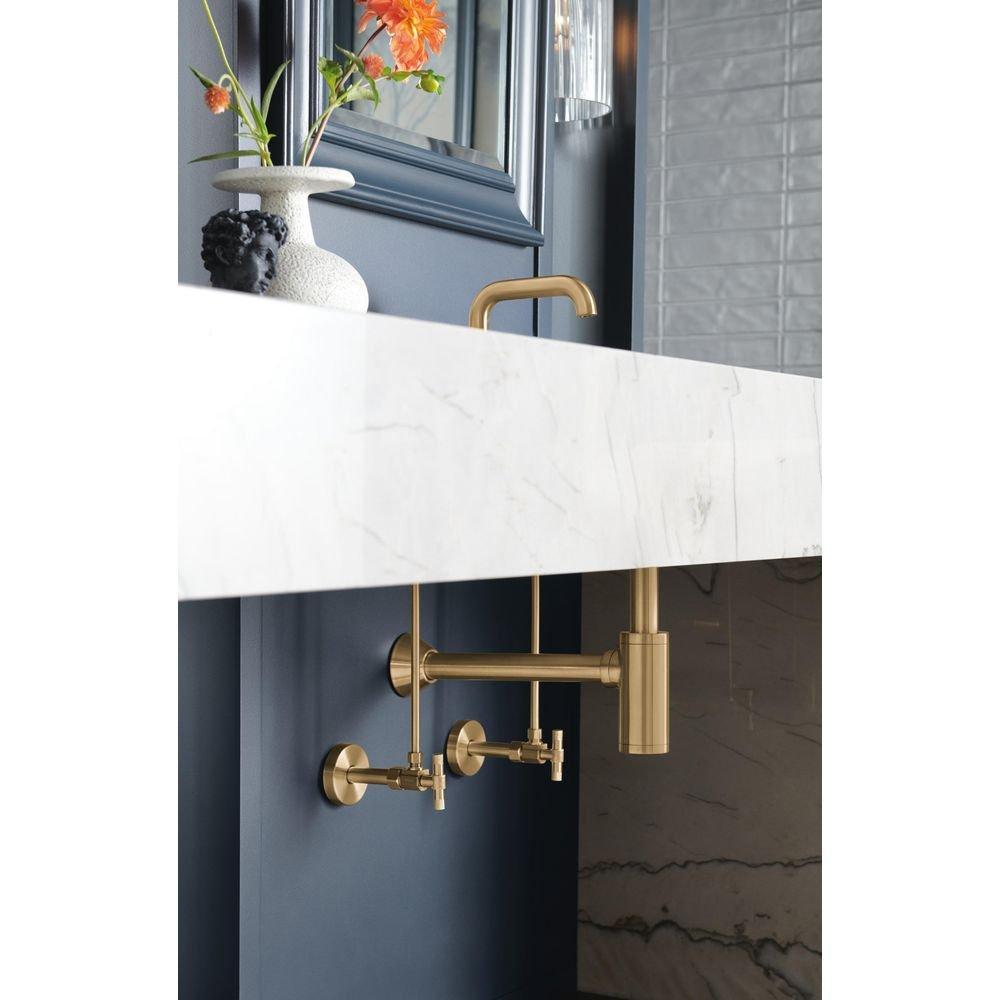 Brizo Luxe Gold 1-1/4 in. Brass Sink Trap 