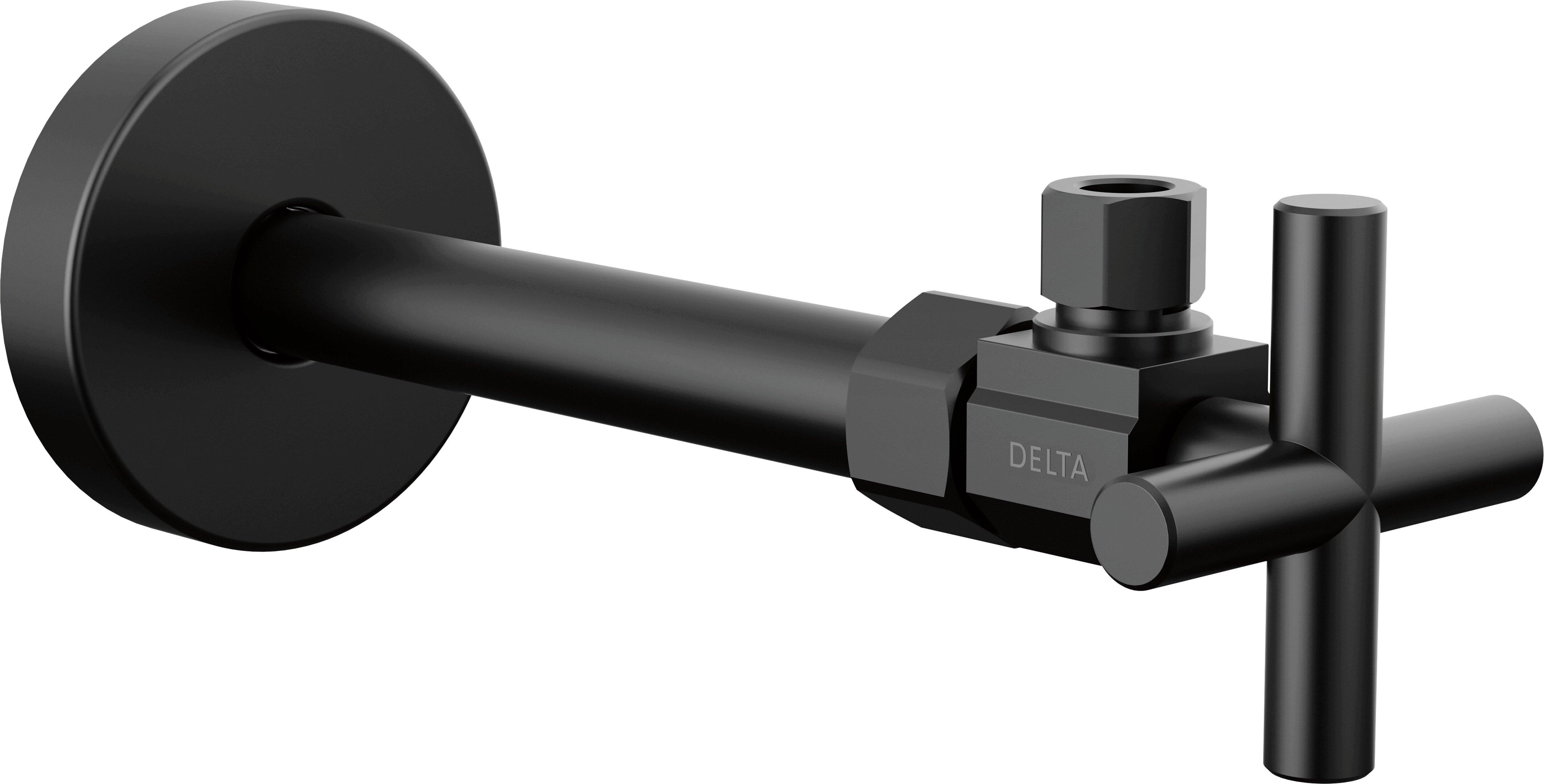 Delta Faucet Matte Black 1/2 x 3/8 in. Supply Kit 