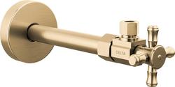 1/2 in. Compression Cross Angle Supply Stop Valve in Champagne Bronze