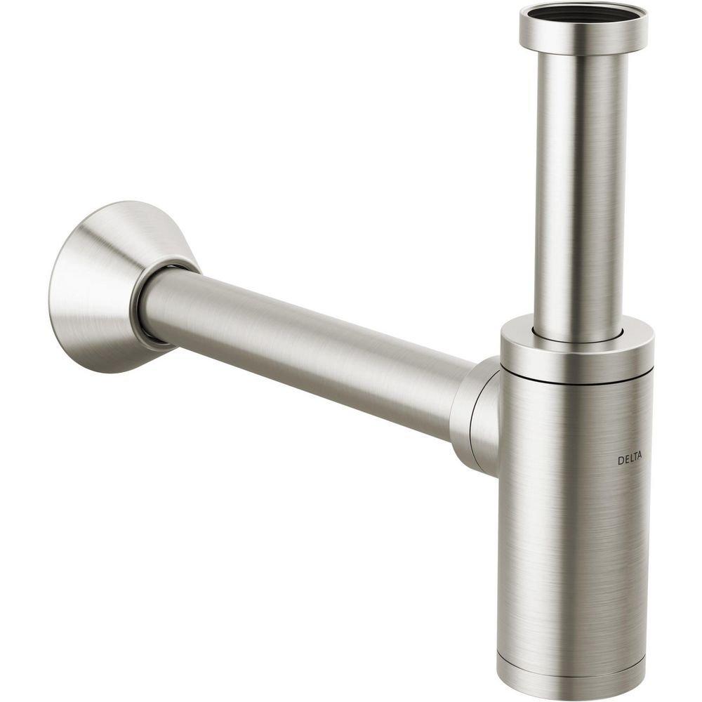 Delta Faucet Stainless 1-1/4 in. Brass Sink Trap 
