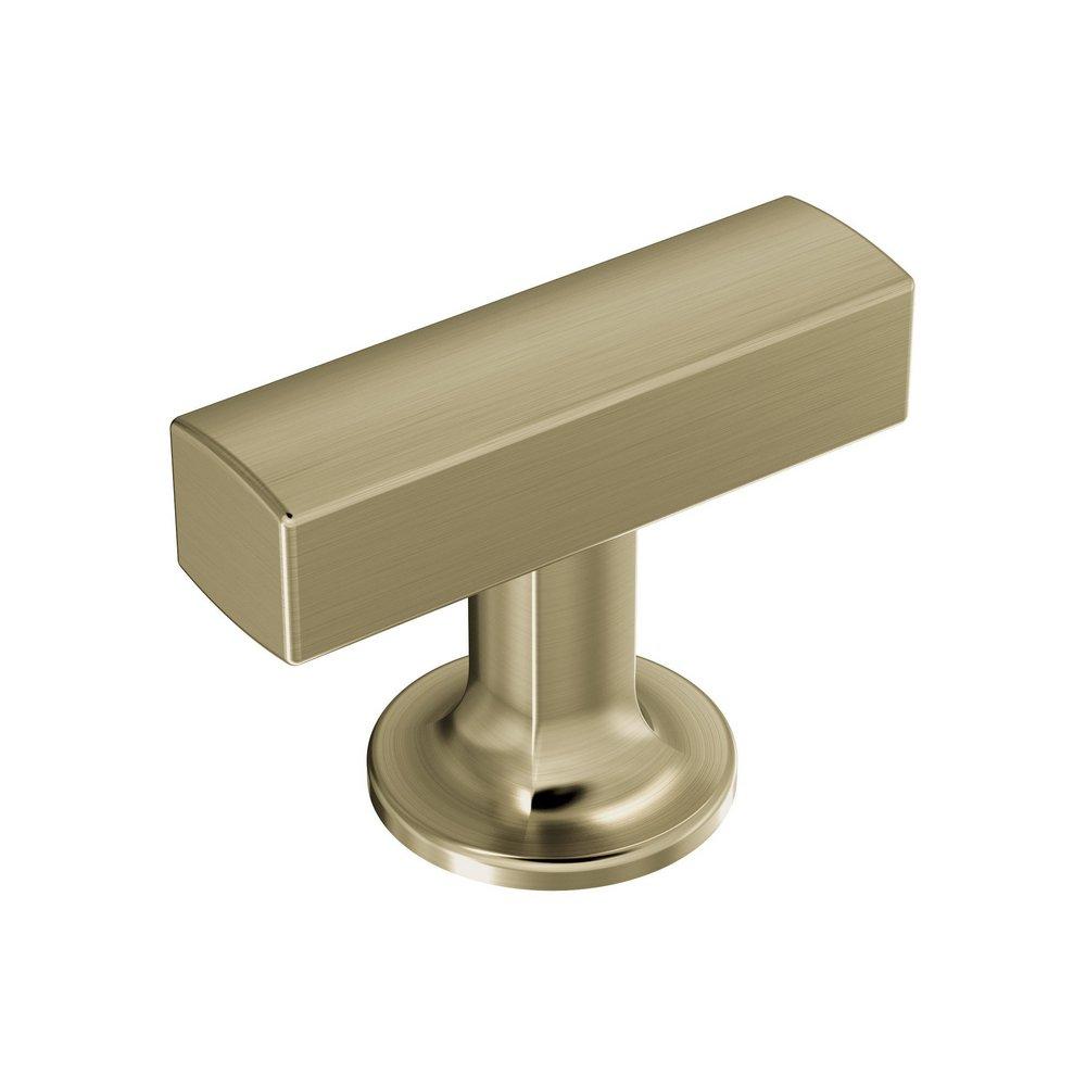 EVERETT 1-3/4 44 MM LENGTH GOLDEN CHAMPAGNE CABINET KNOB 