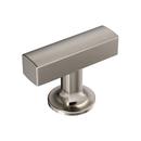 1-3/4 in. Bar Knob in Satin Nickel