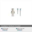 EVERETT 1-3/4 44 MM LENGTH SATIN NICKEL CABINET KNOB 