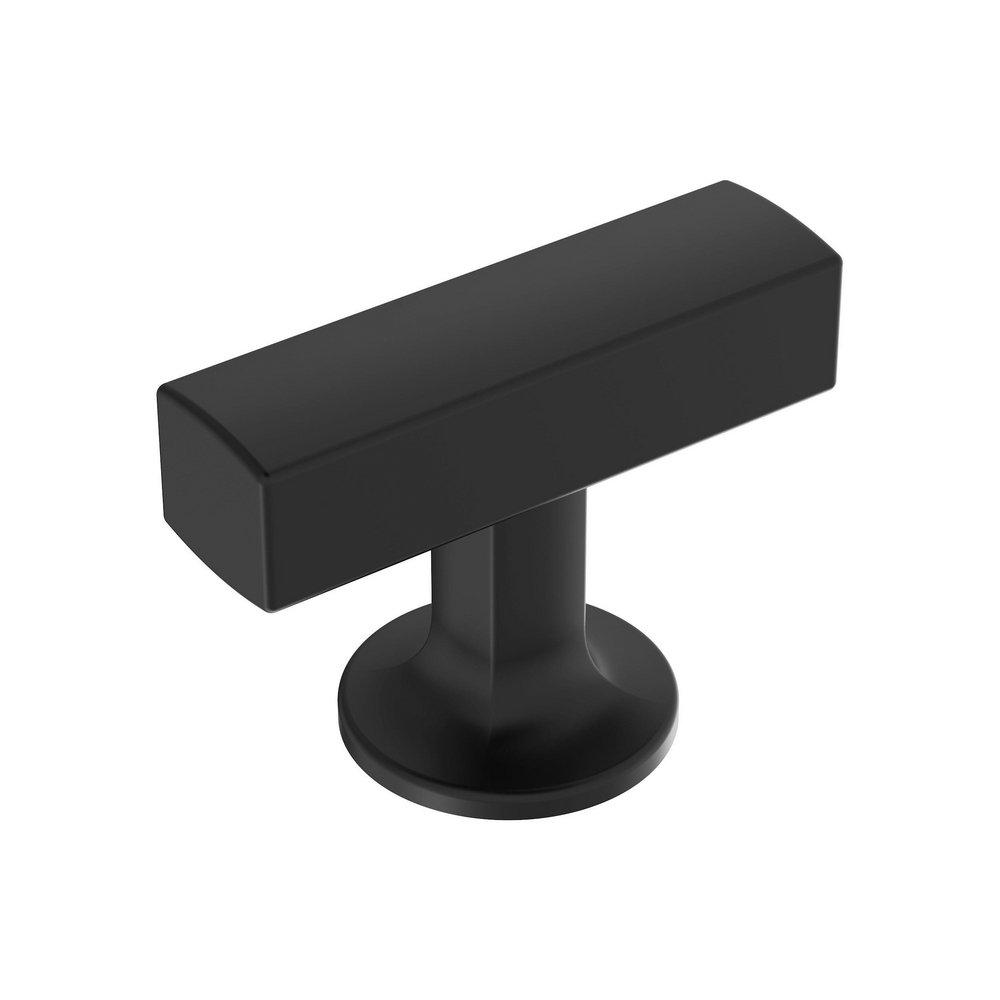 EVERETT 1-3/4 44 MM LENGTH MATTE BLACK CABINET KNOB 