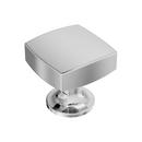 1-1/4 in. Square Knob in Polished Chrome
