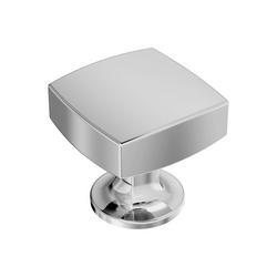 1-1/4 in. Square Cabinet Knob in Polished Chrome