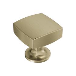 1-1/4 in. Square Cabinet Knob in Golden Champagne