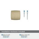 EVERETT 1-1/4 32 MM LENGTH GOLDEN CHAMPAGNE CABINET KNOB 