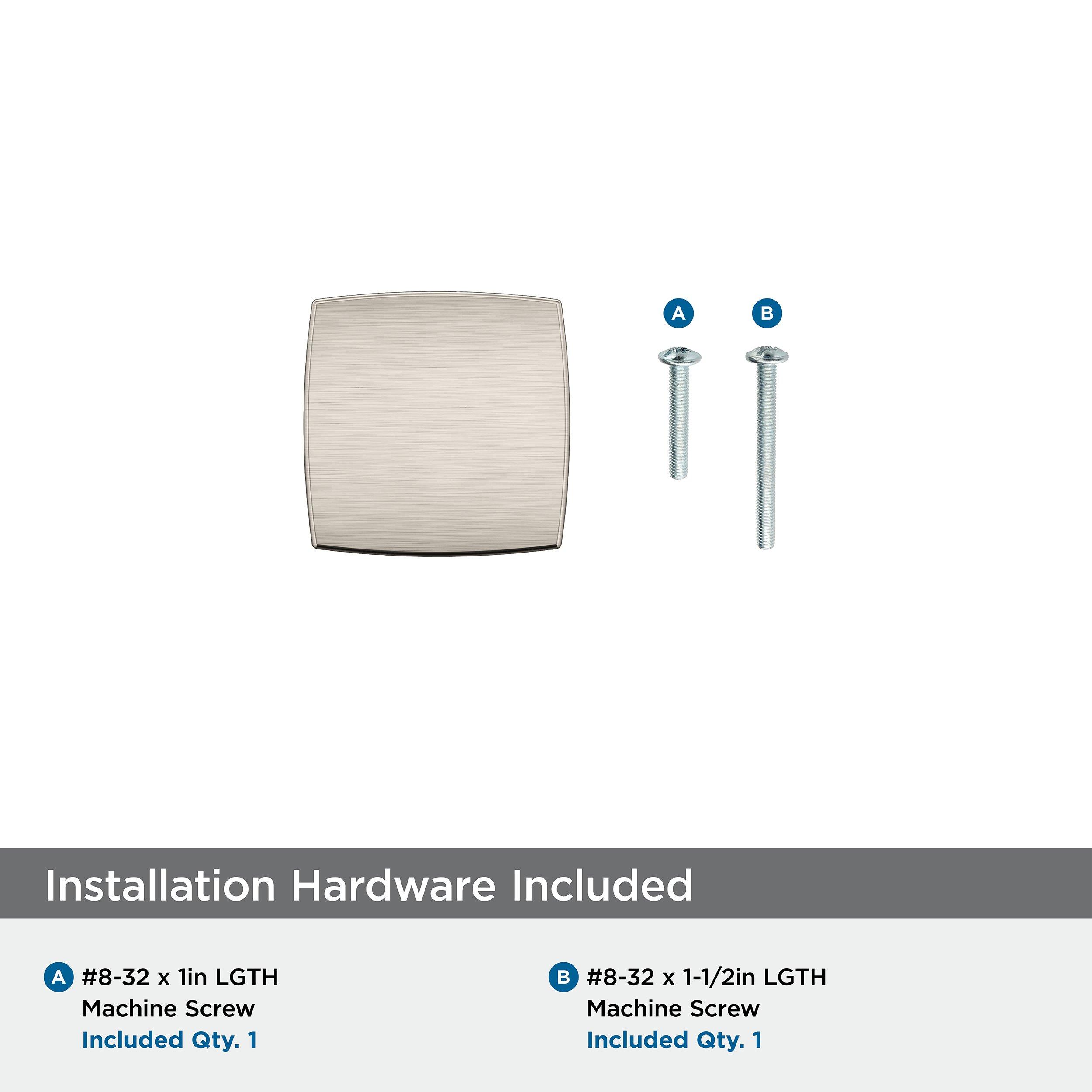 EVERETT 1-1/4 32 MM LENGTH SATIN NICKEL CABINET KNOB 