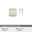 EVERETT 1-1/4 32 MM LENGTH SATIN NICKEL CABINET KNOB 