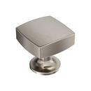 1-1/4 in. Square Cabinet Knob in Satin Nickel