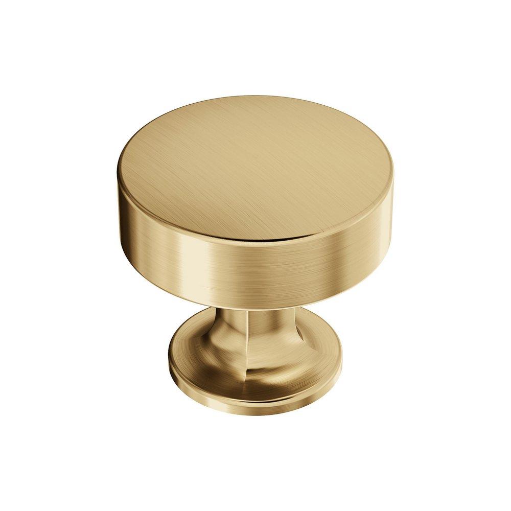 EVERETT 1-5/16 34 MM DIAMETER CHAMPAGNE BRONZE CABINET KNOB 