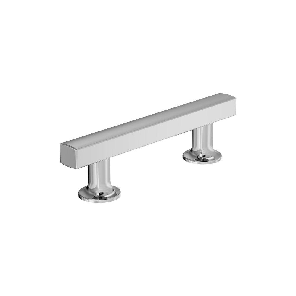 EVERETT 3 76 MM CENTER-TO-CENTER POLISHED CHROME CABINET PULL 