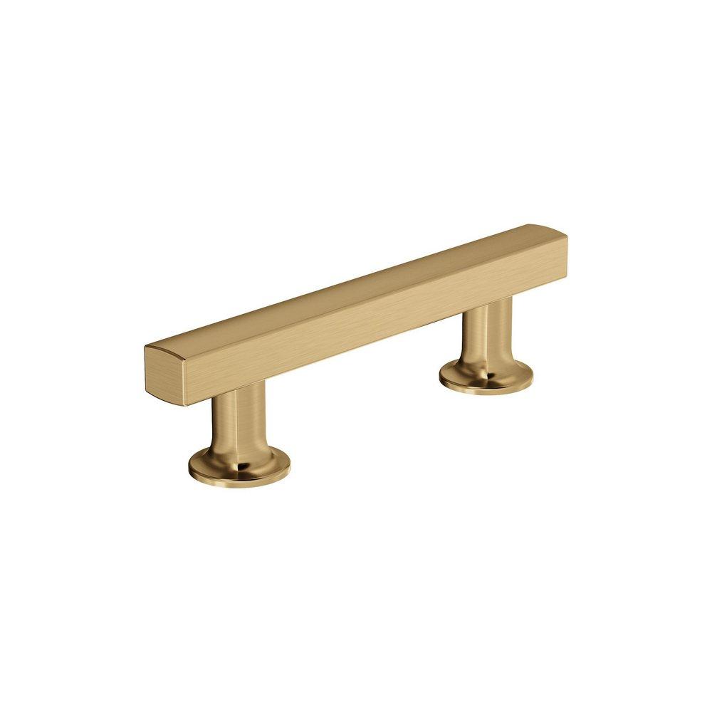 EVERETT 3 76 MM CENTER-TO-CENTER CHAMPAGNE BRONZE CABINET PULL 