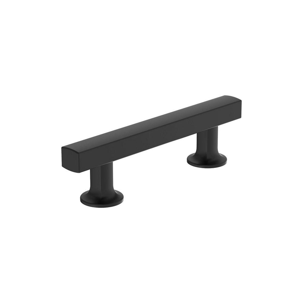 EVERETT 3 76 MM CENTER-TO-CENTER MATTE BLACK CABINET PULL 