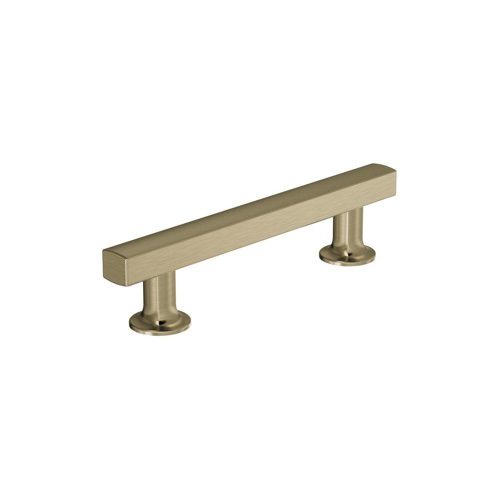 EVERETT 3-3/4 96 MM CENTER-TO-CENTER GOLDEN CHAMPAGNE CABINET PULL 