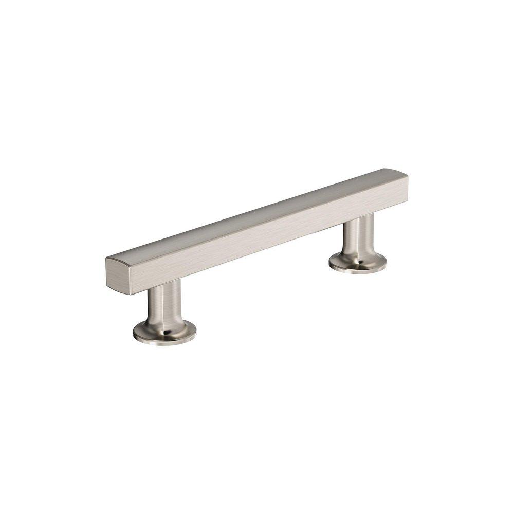 EVERETT 3-3/4 96 MM CENTER-TO-CENTER SATIN NICKEL CABINET PULL 