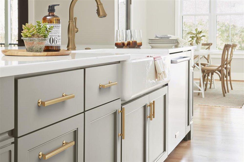 Amerock Champagne Bronze 5-1/16 in. Center-to-Center Bar Pull 