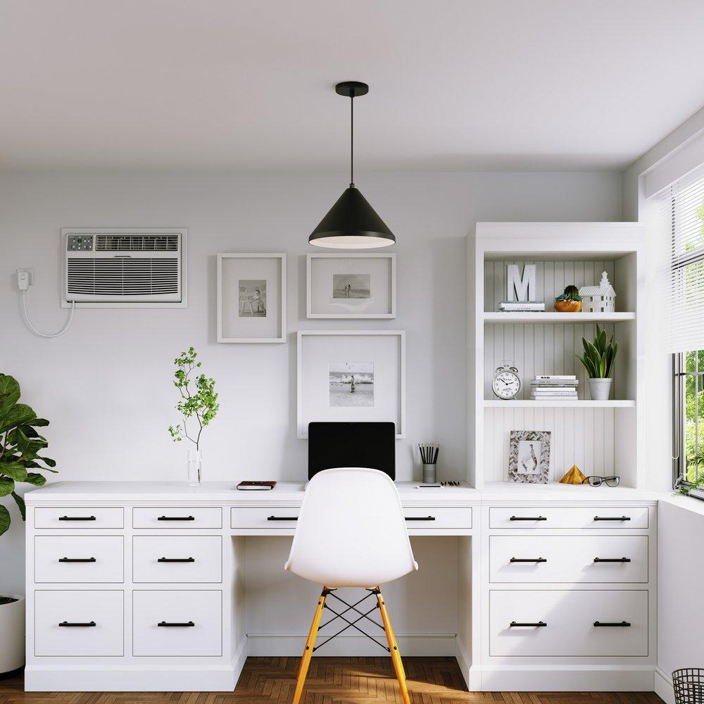 EVERETT 5-1/16 128 MM CENTER-TO-CENTER MATTE BLACK CABINET PULL 