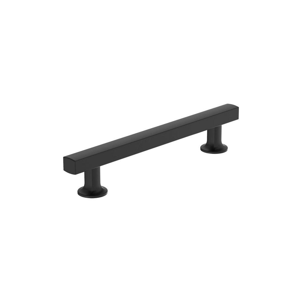 EVERETT 5-1/16 128 MM CENTER-TO-CENTER MATTE BLACK CABINET PULL 