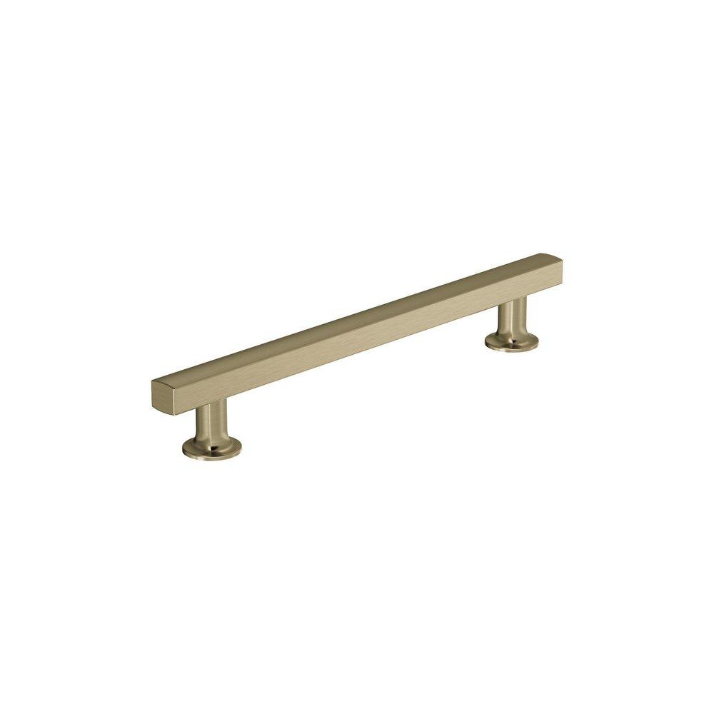 EVERETT 6-5/16 160 MM CENTER-TO-CENTER GOLDEN CHAMPAGNE CABINET PULL 