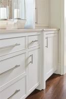 EVERETT 6-5/16 160 MM CENTER-TO-CENTER SATIN NICKEL CABINET PULL 