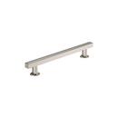 EVERETT 6-5/16 160 MM CENTER-TO-CENTER SATIN NICKEL CABINET PULL 