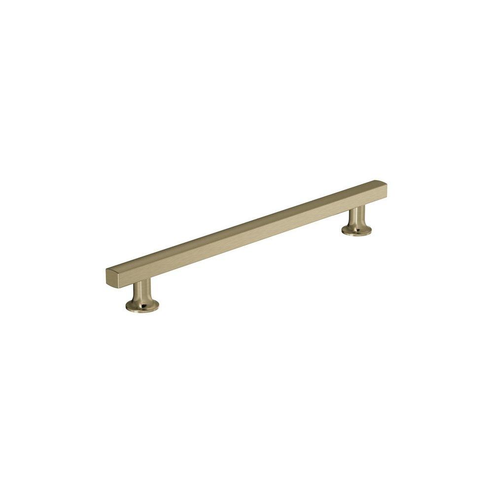 EVERETT 8-13/16 224 MM CENTER-TO-CENTER GOLDEN CHAMPAGNE CABINET PULL 