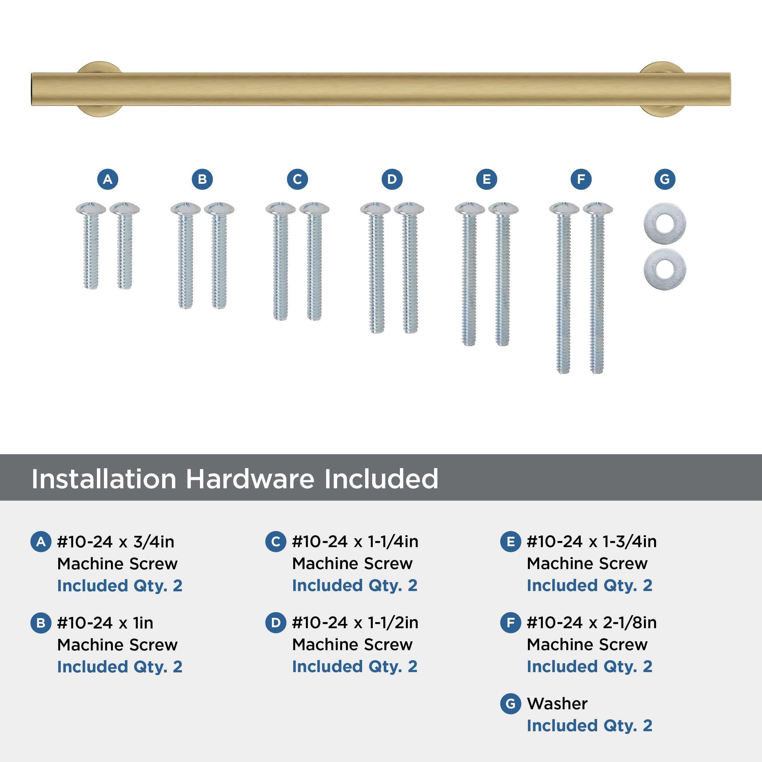 EVERETT 12 305 MM CENTER-TO-CENTER CHAMPAGNE BRONZE CABINET APPLIANCE PULL 