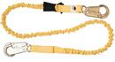 6ft SoftCoil Single Leg Lanyard with 2 Snap Hooks 