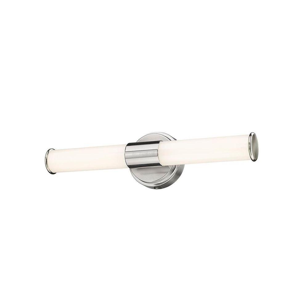 1-Light LED Vanity Fixture in Brushed Nickel 
