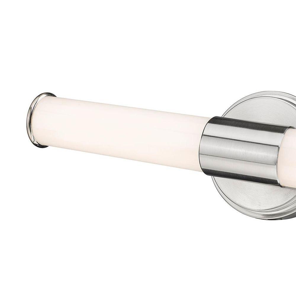 1-Light LED Vanity Fixture in Brushed Nickel 
