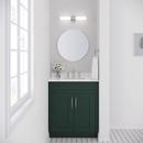1-Light LED Vanity Fixture in Brushed Nickel 