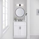 1-Light LED Vanity Fixture in Matte Black 