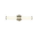 15W 2-Light 18 in. Wide LED Bath Bar in Modern Gold
