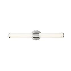 1-Light LED Vanity Fixture in Brushed Nickel