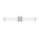 20W 2-Light 24 in. Wide LED Bath Bar in Polished Chrome