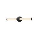 20W 2-Light 24 in. Wide LED Bath Bar in Matte Black