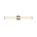 20W 2-Light 24 in. Wide LED Bath Bar in Modern Gold