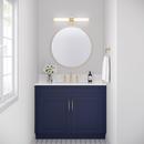 1-Light LED Vanity Fixture in Modern Gold 