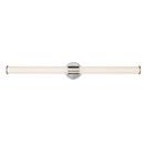 30W 2-Light 36 in. Wide LED Bath Bar in Brushed Nickel
