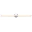 30W 2-Light 36 in. Wide LED Bath Bar in Polished Chrome