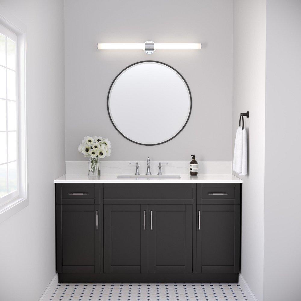 1-Light LED Vanity Fixture in Polished Chrome 