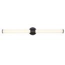 30W 2-Light 36 in. Wide LED Bath Bar in Matte Black