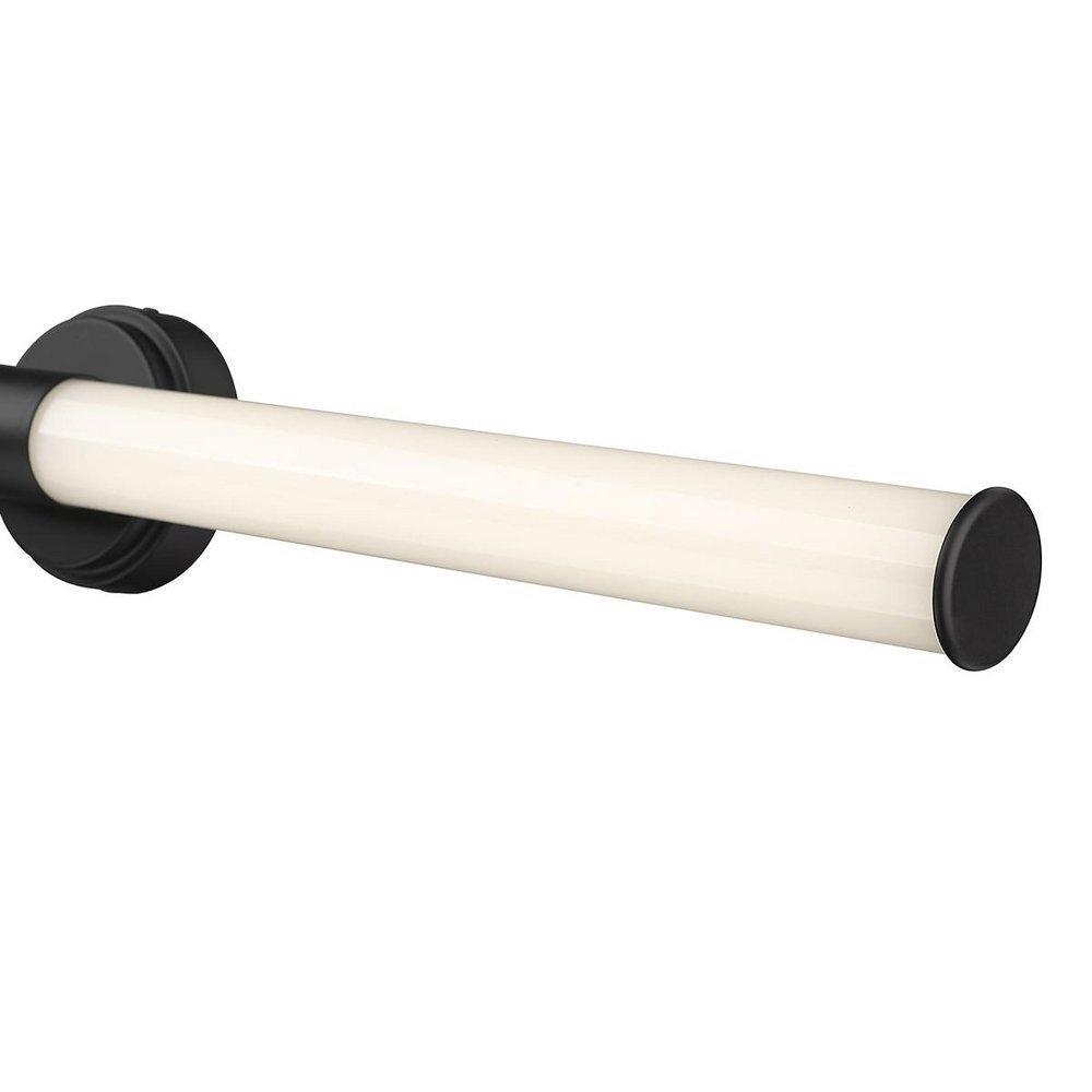 1-Light LED Vanity Fixture in Matte Black 