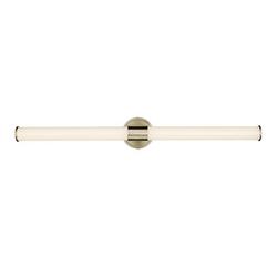 1-Light LED Vanity Fixture in Modern Gold