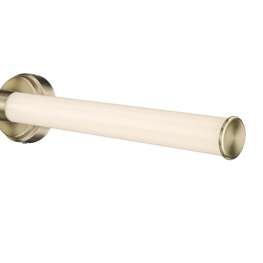 1-Light LED Vanity Fixture in Modern Gold 