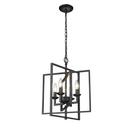 Millennium Lighting Matte Black 4-Light Pendant Light 